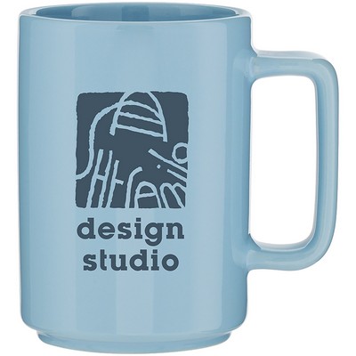 15 oz Falkor Ceramic Mug (Carolina Blue)