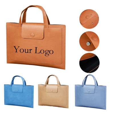 Leather Handheld Folder