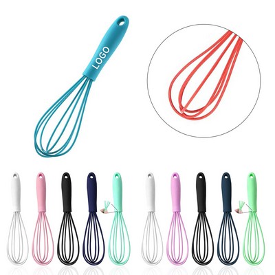 6" Stainless Steel Silicone Egg Beater