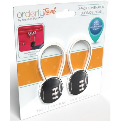 2 Pack Combination Luggage Locks