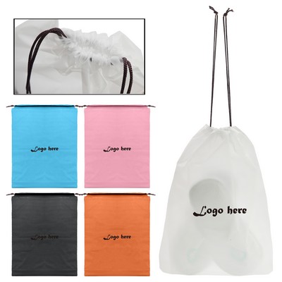 EVA Frosted Drawstring Tote Bag