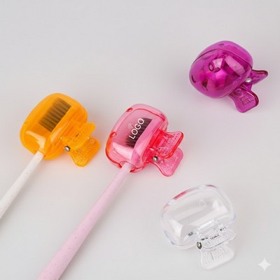 Portable Travel Toothbrush Protection Clip Hygiene Breathable Toothbrush Cap Compact Plastic Case