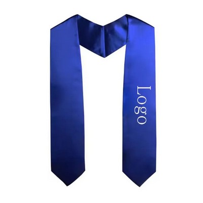 Unisex Custom Polyester Satin Graduation Stoles