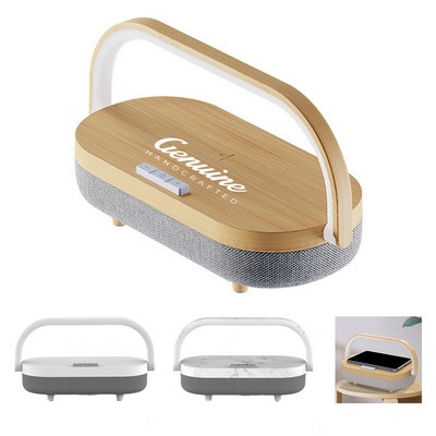 Wireless Charger LED Music Bedside Lamp