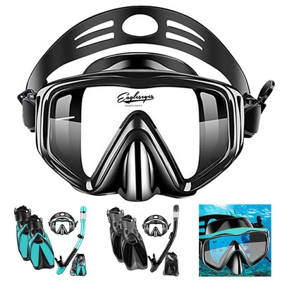 Dry Top Snorkel Set