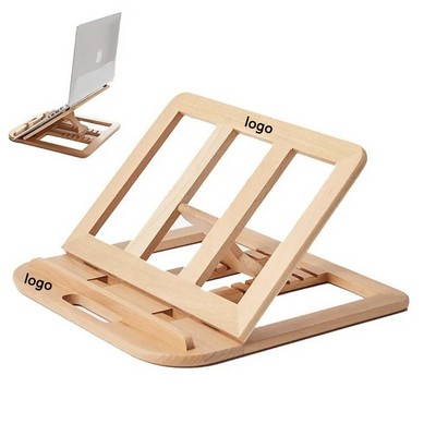 Wooden Adjustable Laptop Stand
