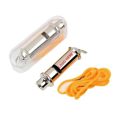 Premium Stainless Steel Whistle Keyring