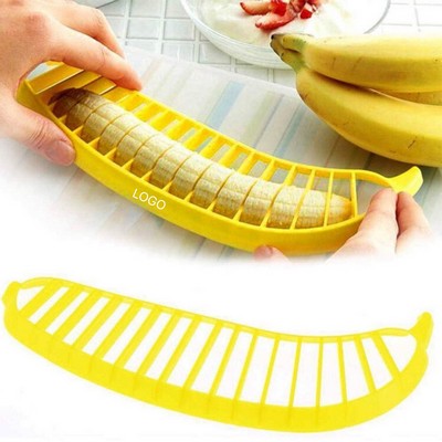 Quick Banana Slicer Tool Handheld Fruit Cutter One-Step Uniform Banana Slicing Gadget
