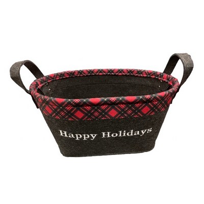 Felt Storage Basket With Carrying Handle - By Boat