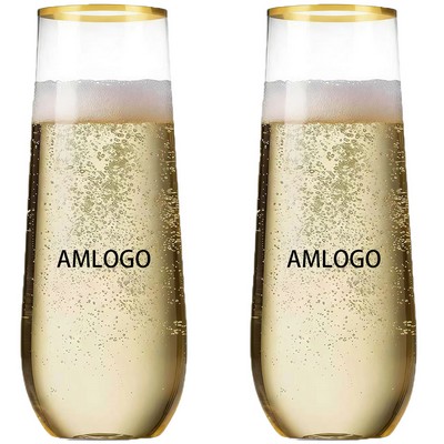 Elegant Plastic Champagne Flutes