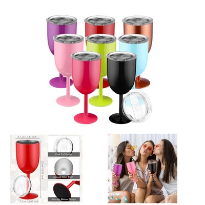 Insulated Wine Goblet Tumbler