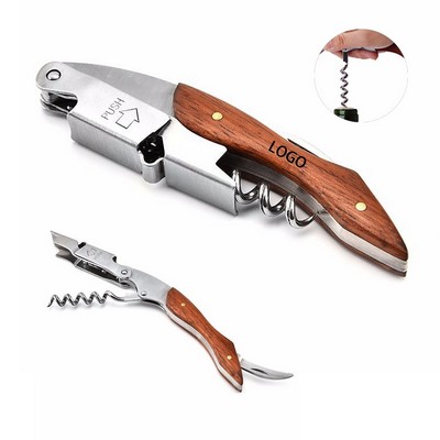 Wood Handle Waiter's Corkscrew