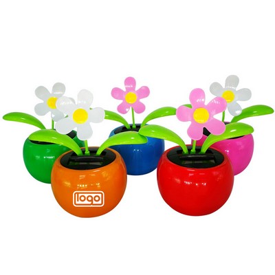 Solar Dancing Sunflower Car Ornament