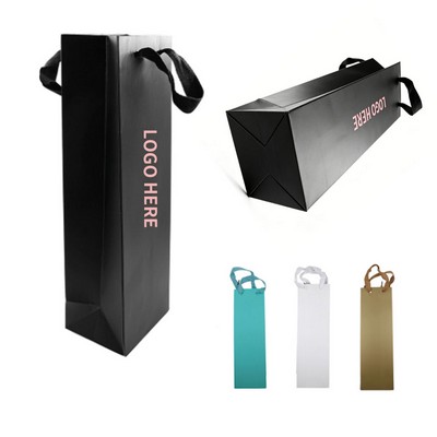 Single Bottle Kraft Paper Gift Bag