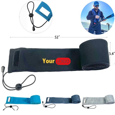 Waterproof Neoprene Fishing Rod Sleeve with Attached Lanyard