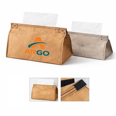 Washable Kraft Paper Tissue Box