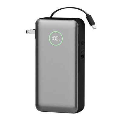 Phonesuit Journey All-In-One Battery Pack - PRO - 20,000mAh - 65W PD - Built-in AC Adapter