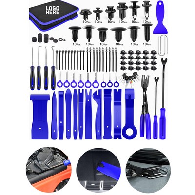 Auto Push Pin Bumper Retainer Clip Set Trim Removal Tool