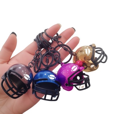 Sports Helmet Keychain
