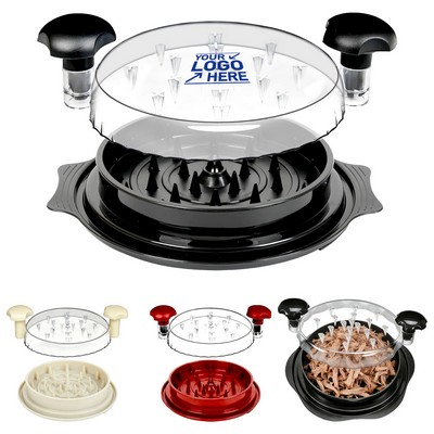 Meat Shredder Tool with Handle Chicken & Pork Shredder with Transparent Lid