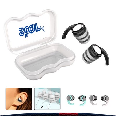 Weymont Triple Flange Stabilizing Winged Earplugs