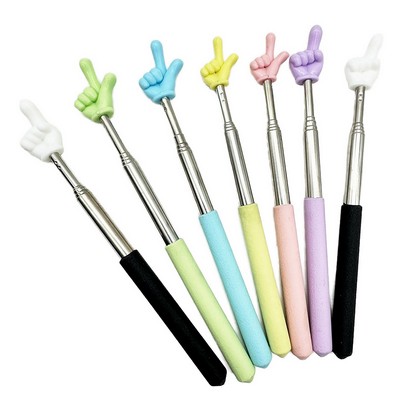 Telescopic Stainless Steel Finger Pointer Stick