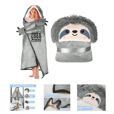 Wearable Hooded Blanket