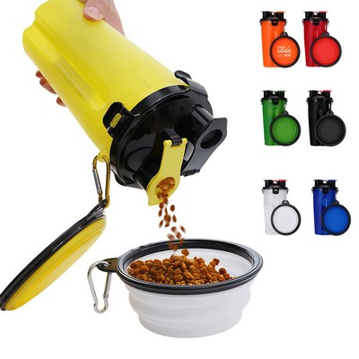 Dual-Purpose Pet Water and Food Cup