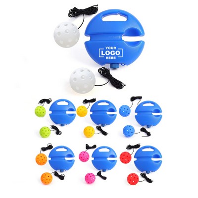 Pickleball Trainer with 2 Practice Balls