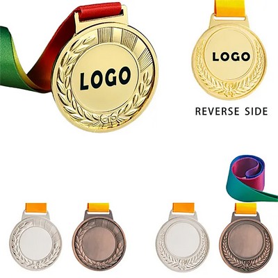 Award Medals with Attached Ribbons