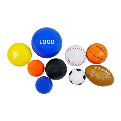 Personalized Custom Shaped PU Foam Stress Balls
