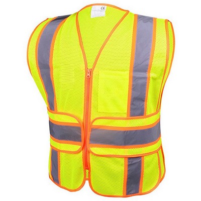 High-Visibility Mesh Safety Vest