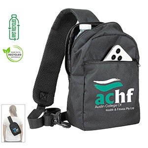 "BIG SKY" Recycled RPET Cross-Body Sling Backpack Bag