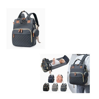 Large Capacity Mommy Backpack Multi Pocket Baby Travel Organizer Bag