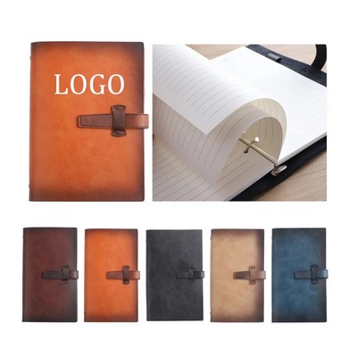 Gradient Leather Refillable Journal Notebook