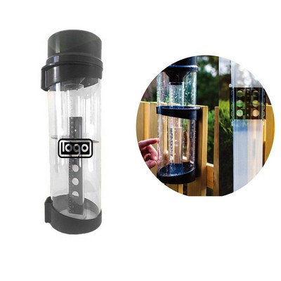 Outdoor Rain Gauge Plastic Tube