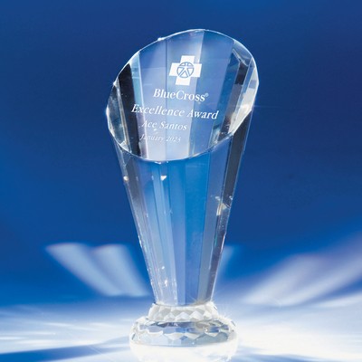 Phonograph Crystal Award 4"H