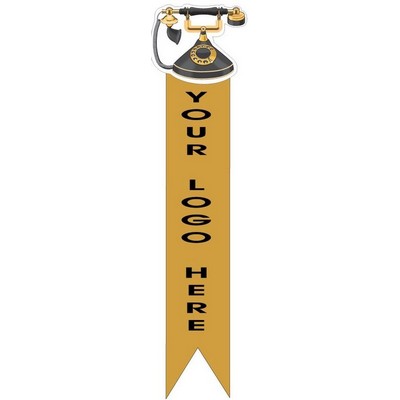 Old Fashion Telephone Bookmark w/ Black Back