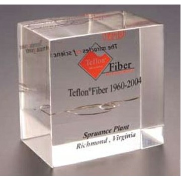 Acrylic Square Embedment Award (3"x3"x2")