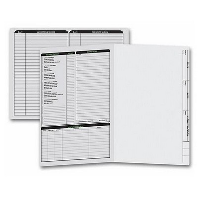 Real Estate Folders - Letter Size w/ Left Panel Checkslist