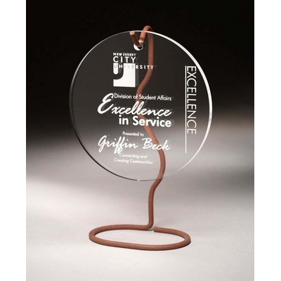Hanging Sphere Award w/ Wire Holder