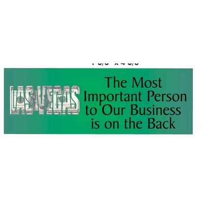 Las Vegas Block Letter $100 Bill Panoramic Photo Hand Mirror (1 5/8"x4 5/8")