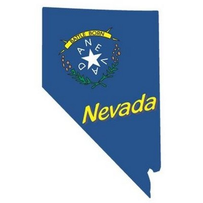Nevada Battle Born Promotional Magnet w/ Strip Magnet (6 Square Inch)