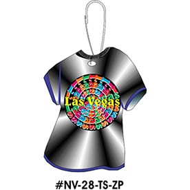 Las Vegas (Step/Repeat) Chip T-Shirt Zipper Pull