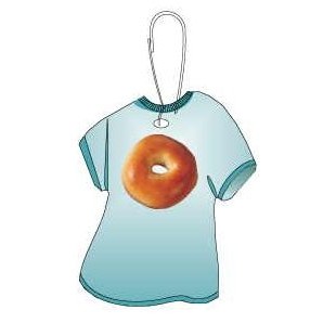 Round Bagel T-Shirt Zipper Pull