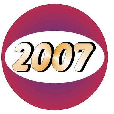 School Year Round Metal Photo Magnet (2 1/2")