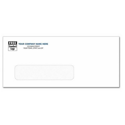 #9 Standard Single Window Envelopes (Imprinted)