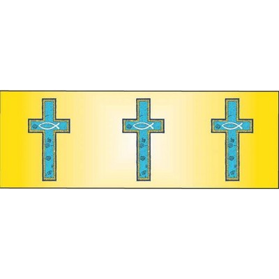 Blue Cross Panoramic Badge w/ Bar Pin