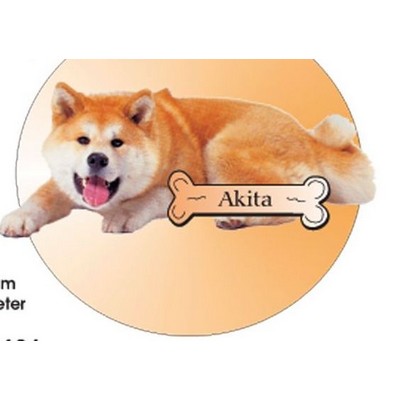 Akita Dog Acrylic Coaster w/Felt Back