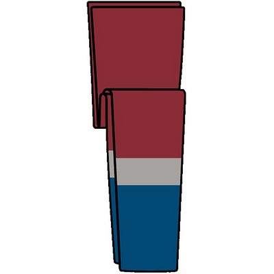 Colorado Pro Series Maroon & Blue Away Socks w/Gray Stripe